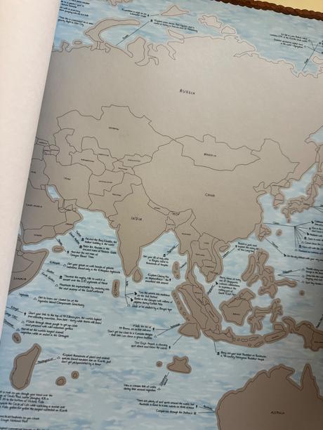 Stieracia mapa sveta 97,5x56 cm v tubuse, 