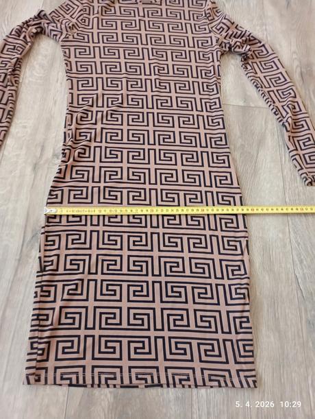 Hnedé šaty pre vyššiu postavu (už s poštovným), amisu,176