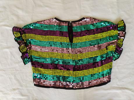 Blúzka s flitrami, river island,152