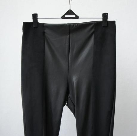 Dámske kožené prechodné legíny, george,xxl