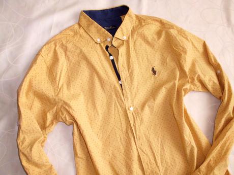 Roll up rukáv slim fit, ralph lauren,m