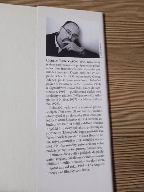 Carlos ruiz zafón - zajatec neba,