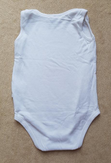 Body bez rukávov z organic cotton, 86