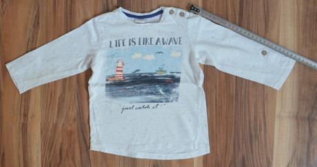 Tričko s dlhým rukávom, h&m,80