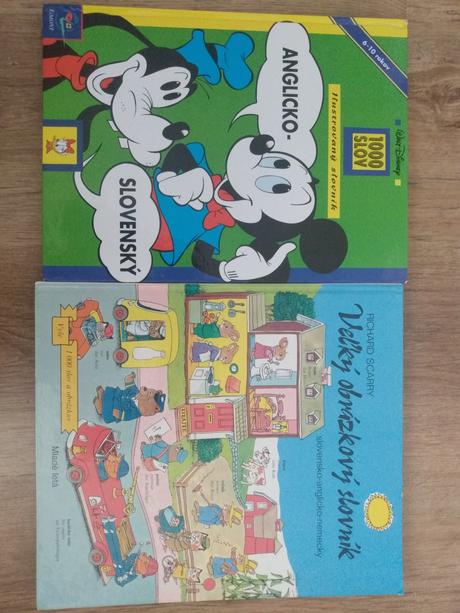 Knihy anglicko nemecko slovenská, 