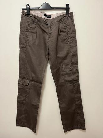 Ľanovobavlnené cargo nohavice calvin klein jeans, calvin klein,30