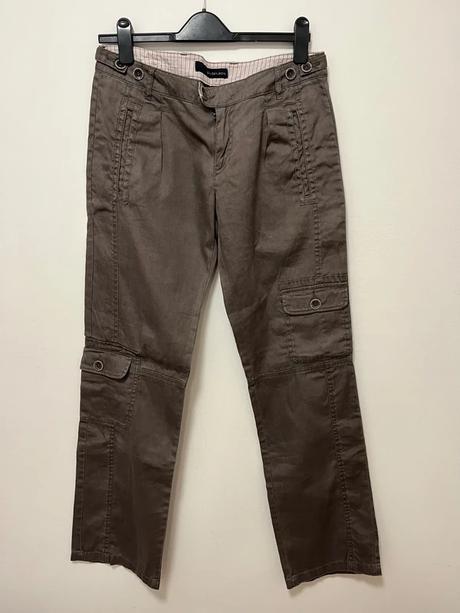 Ľanovobavlnené cargo nohavice calvin klein jeans, calvin klein,30