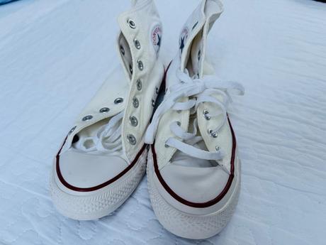Tenisky converse, biele platene, v38, converse,38