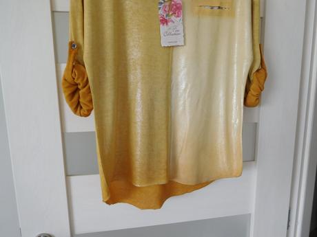 Tričko horčicovej farby dámske ľahúčke dr.-s/m, l