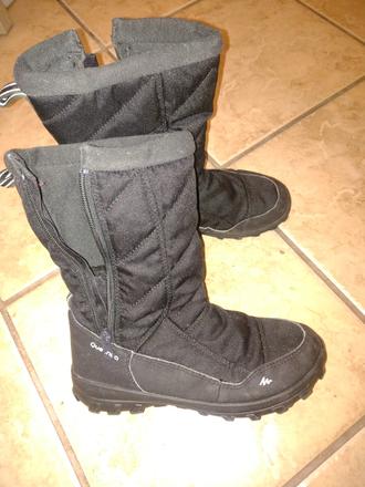 Čižmy / snehule, decathlon,37