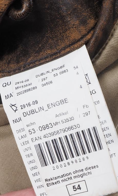 Luxusná kožená bunda engbers, xxl