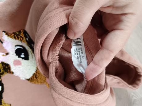 Mikina so srnkou, h&m,104