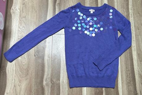 Fialový svetrík cat & jack, 146
