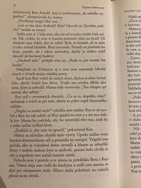 Kvapky dažďa virginia c. andrewsová,