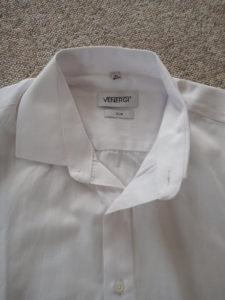 Pánska biela obleková košeľa, 41