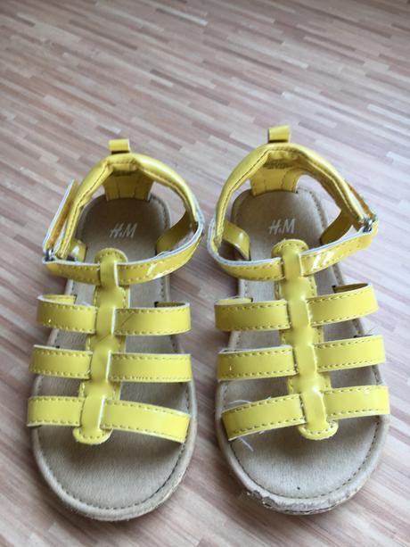 Citronove sandalky, h&m,24