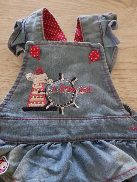 Námornícke šaty 6-9mesiacov, kids club,74