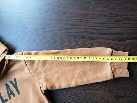 Hnedá mikina, h&m,98