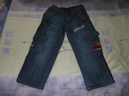 Tmavomodré rifle c&a disney cars 98, c&a,98