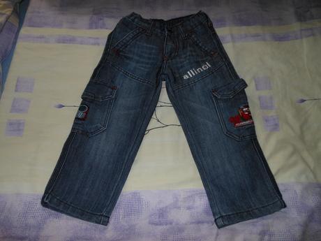 Tmavomodré rifle c&a disney cars 98, c&a,98