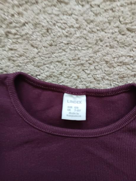 Lindex vrubkovane tričko 2ks, lindex,128