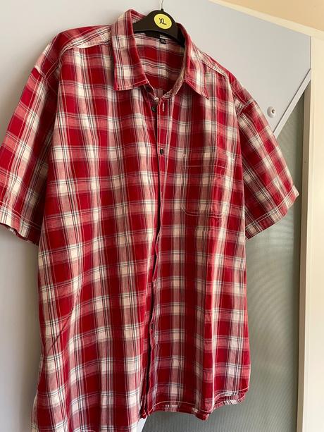 Bavlnená kockovaná košeľa, 4xl