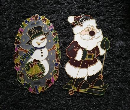 2x dekorácia na okno, 