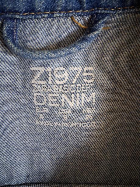 Riflová bunda, zara,s