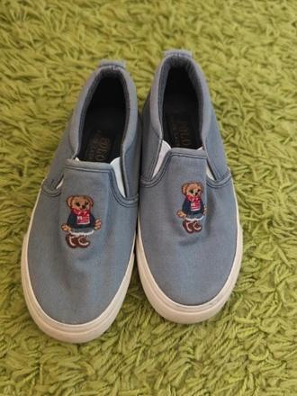 Ralph lauren bear dievcenske perfektne slip-on, ralph lauren,28