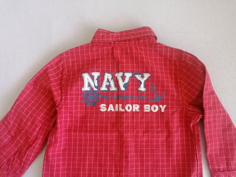 Frajerská košeľa navy sailor boy veľ. 86-92, topomini,86