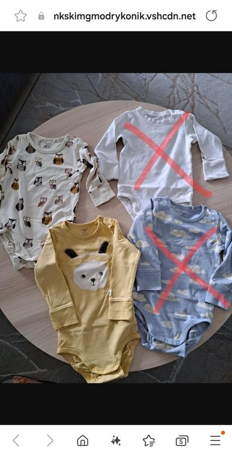 Detské body, lindex,74