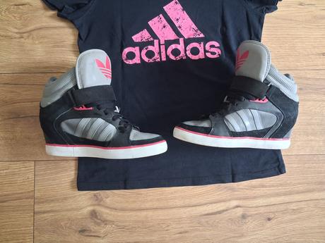 Tenisky adidas + tricko, adidas,39