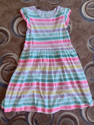 Dúhové šatočky, h&m,122