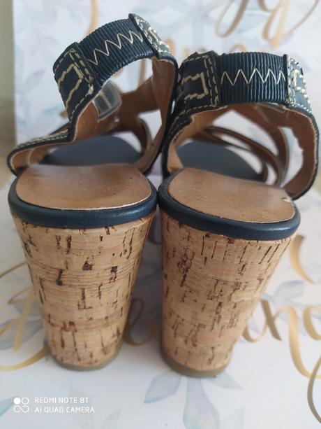 Dámske sandále na platforme, graceland,37