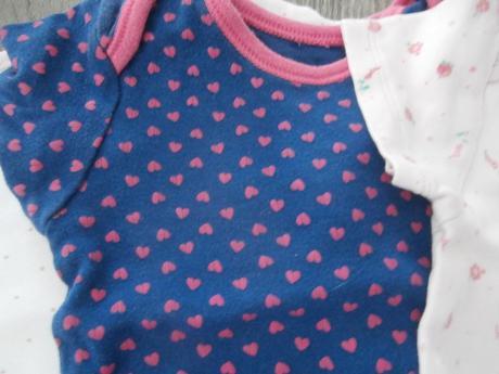 Balík 3ks body s krátkym rukávom, 68–80