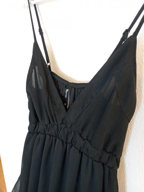 Letné čierne šaty, takko,38