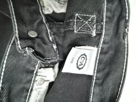 Rifle pre chlapcov cierne vel. 140, c&a,140