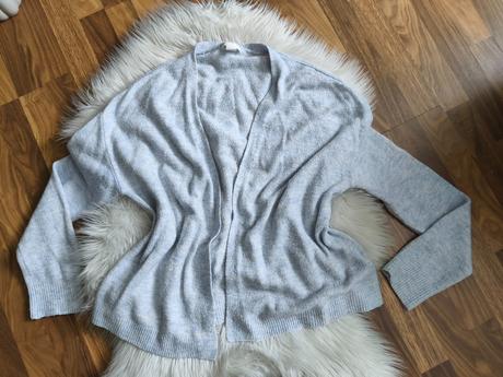 Dámsky sveter bez zapínania oversize, h&m,l