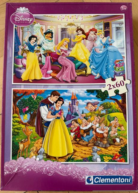 Puzzle disney princess 2 obrázky za 5eur,