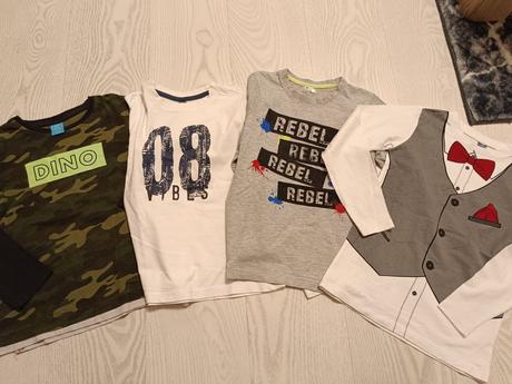 4 x tričko 123-128, pepco,122