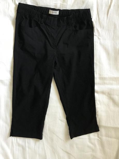 Trištvrtové bengalinove elastické nohavice tchibo, tchibo,42