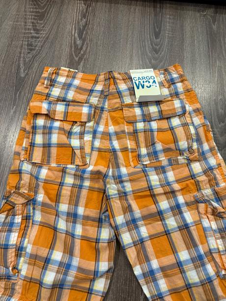 Cargo denim panske kratasy č.m - pc 25 eur, 34