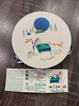 Moulin roty-detska hudobna tamburína,