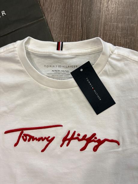 Tommy hilfiger chlapcenske tričko na 10-12 rokov, tommy hilfiger,140