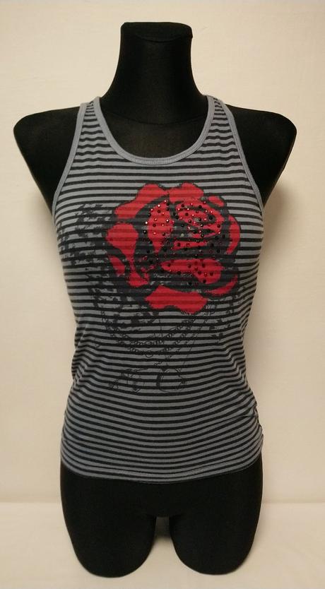 Dievčiensky pásikavý top, punto, 152