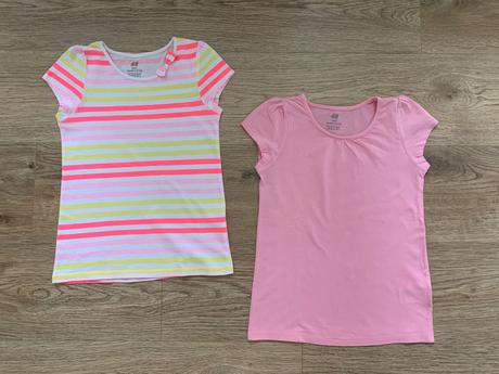 2 x tričko, h&m,122