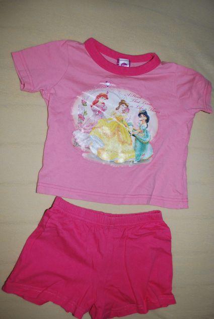 Pyžamko s princeznami pre princeznú-na leto, disney,92
