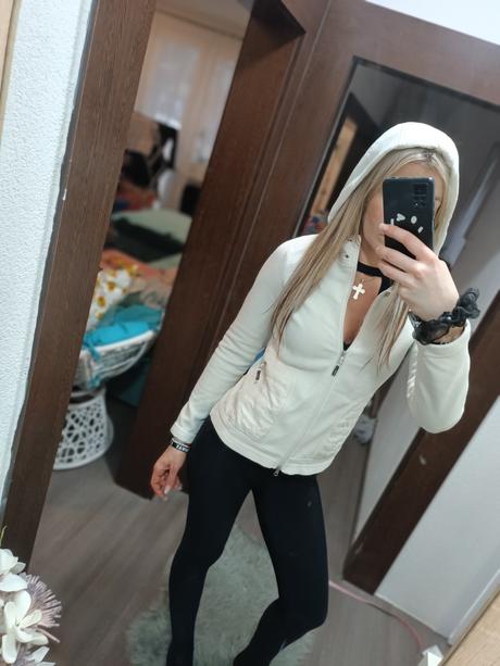 Krémová mikina active veľ. s, active,s