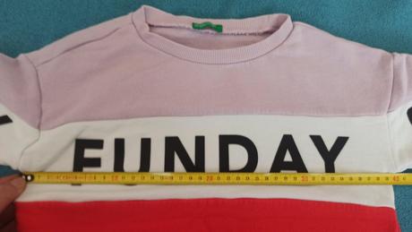 Mikina top stav  7-8r., benetton,128