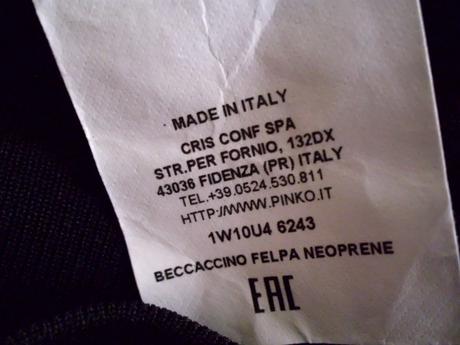 Pinko hrubšia s výšivkou, pinko,s